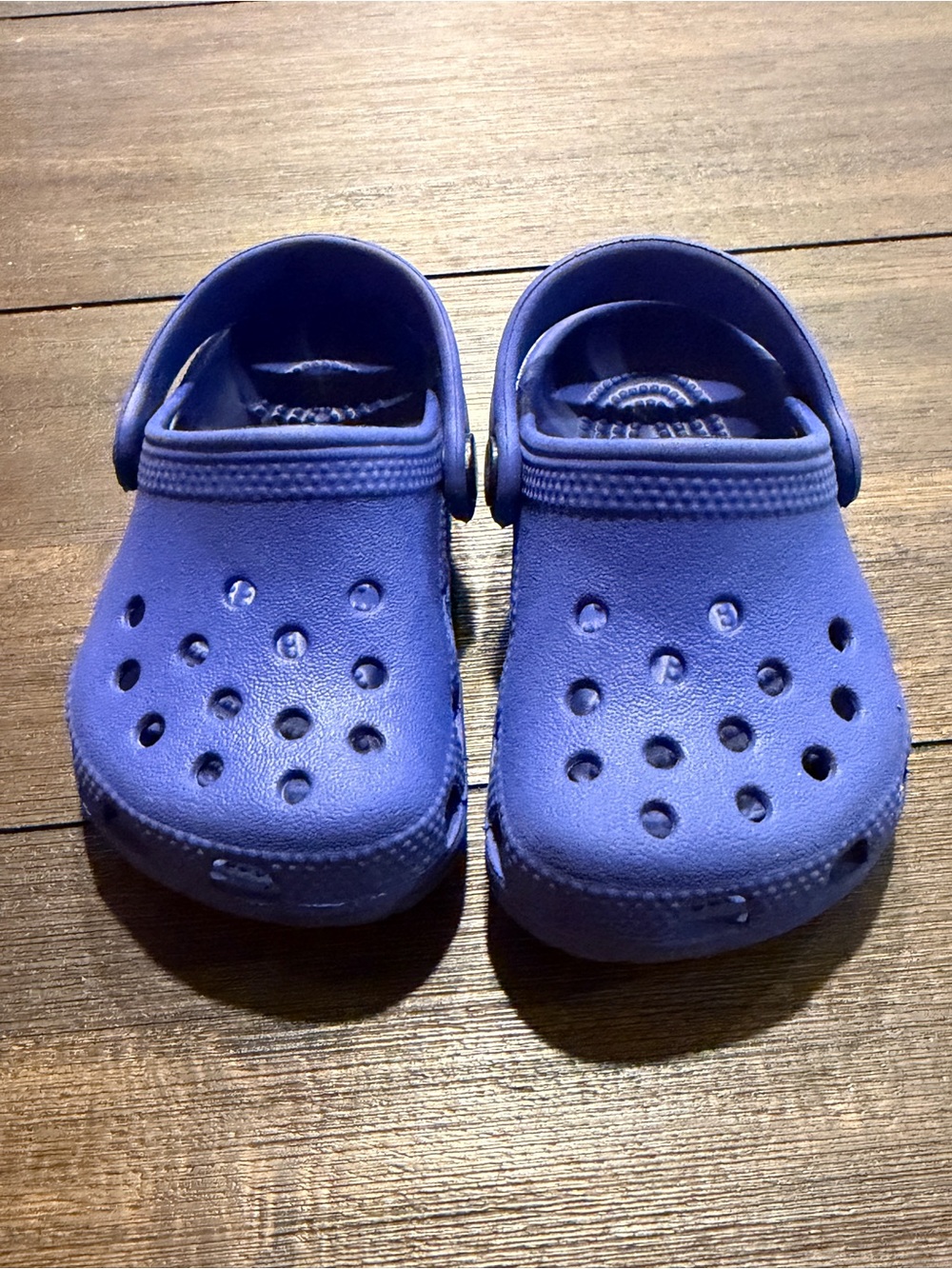 CROCS Infant 2/3 Royal Blue Classic Clogs